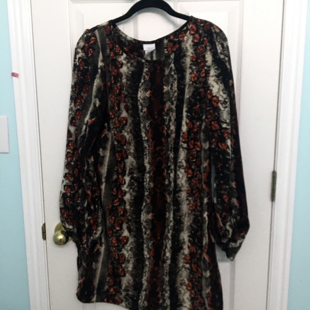 On Sale! NWOT Snakeskin print Dress by Adrienne